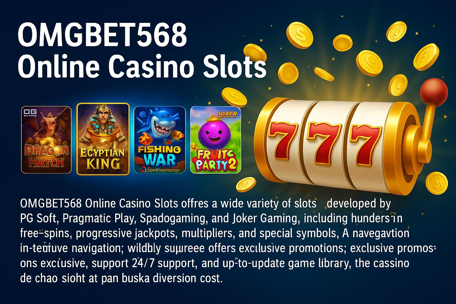 Jogos de Slot no Casino Online OMGBET568
