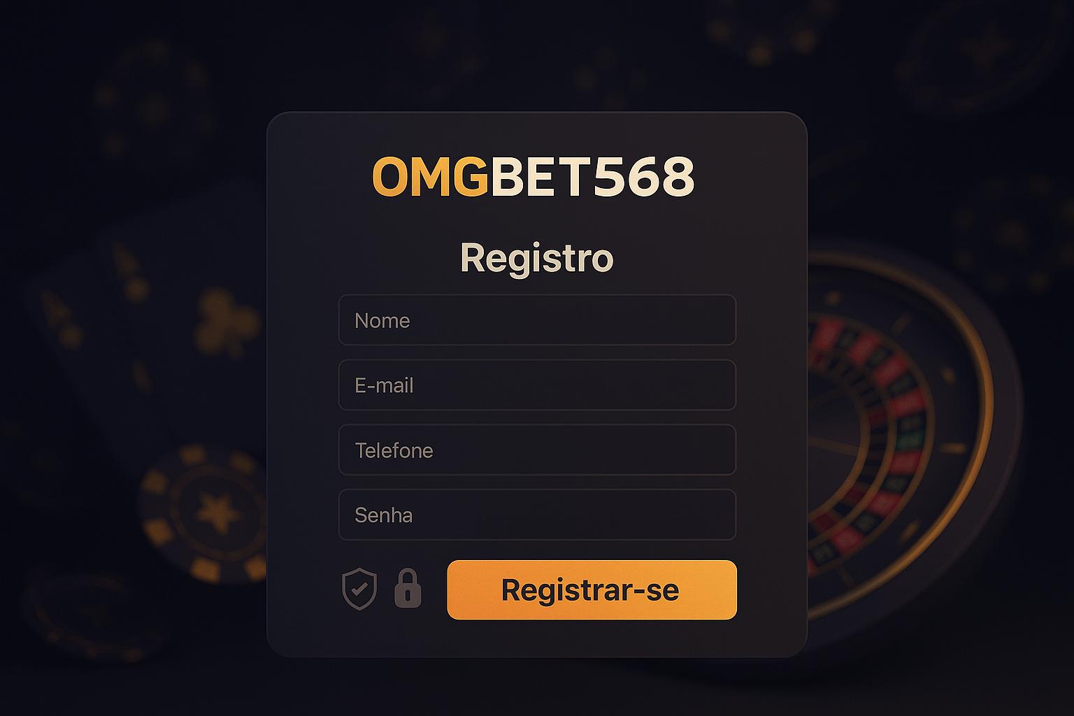 Não Perca tempo, o rRgistro na site OMGBET568
